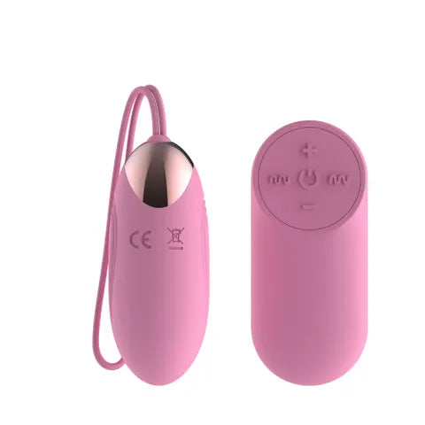 Passion Play USB Rechargeable Silicone Vibrating Egg With Wireless Remote Pink Passion Play