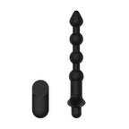 Passion Play USB Rechargeable Vibrating Anal Beads With Remote Black Passion Play