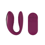 Passion Play USB Rechargeable Couples Vibrator With Remote Controller Purple Passion Play