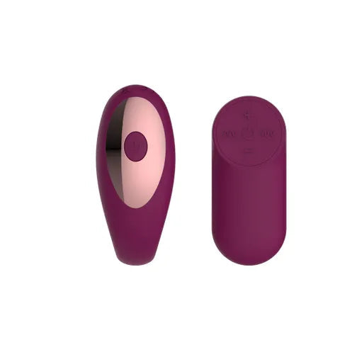 Passion Play USB Rechargeable Couples Vibrator With Remote Controller Purple Passion Play