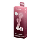 Satisfyer Pearl Bunny 1 USB C Rechargeable Rabbit Vibrator Pink Satisfyer