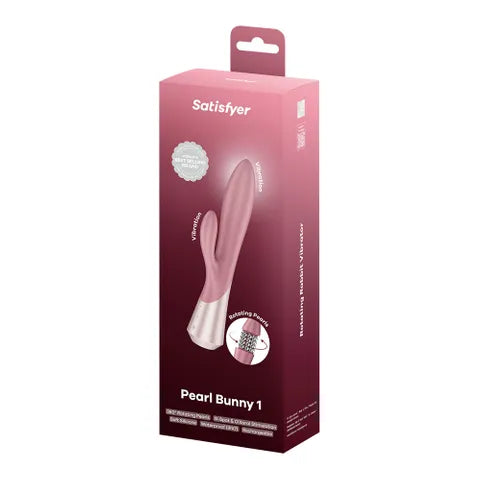 Satisfyer Pearl Bunny 1 USB C Rechargeable Rabbit Vibrator Pink Satisfyer