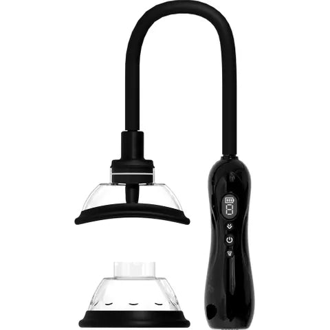 Shots Toys PUMPED USB Rechargeable Vulva & Breast Pump With Tongue Stimulator Secondary image