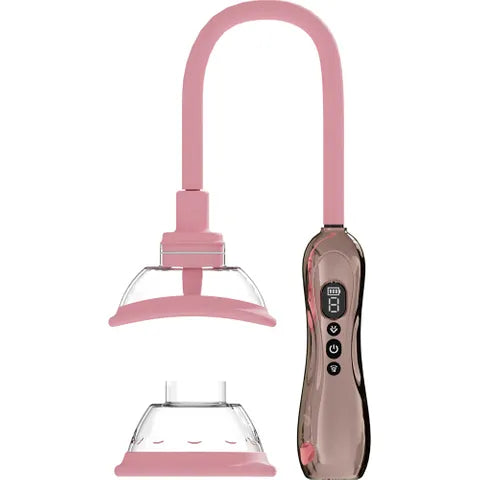 Shots Toys PUMPED USB Rechargeable Vulva & Breast Pump With Tongue Stimulator Shots Toys