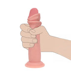 Shots Toys REALROCK Dual Density Sliding Skin Silicone Dildo 8 Inch Shots Toys
