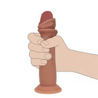 Shots Toys REALROCK Dual Density Sliding Skin Silicone Dildo 8 Inch Shots Toys