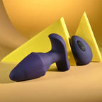 Evolved Starburst USB Rechargeable Vibrating Butt Plug With Wireless Remote Purple Evolved