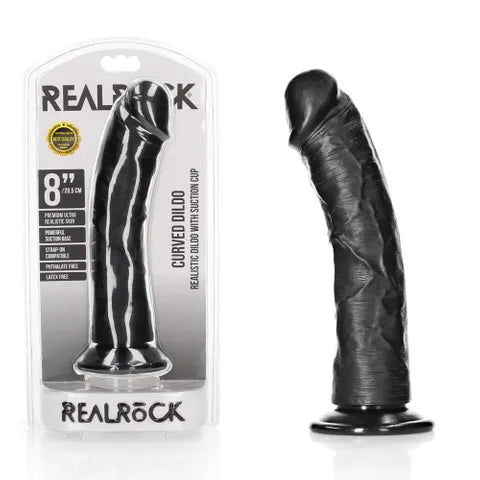 Shots Toys REALROCK Realistic Regular Curved Dildo With Suction Cup Shots Toys