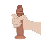 Shots Toys REALROCK Dual Density Sliding Skin Silicone Dildo 6 Inch Shots Toys