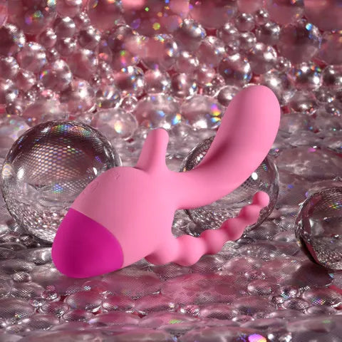 Selopa GAME ON USB Rechargeable Mini Triple Stimulator Pink Selopa