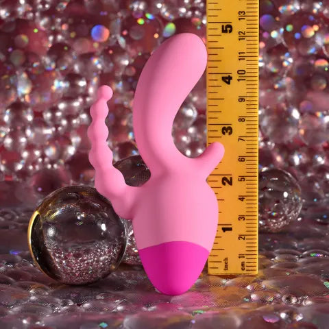 Selopa GAME ON USB Rechargeable Mini Triple Stimulator Pink Secondary image