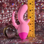 Selopa GAME ON USB Rechargeable Mini Triple Stimulator Pink Selopa