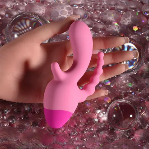 Selopa GAME ON USB Rechargeable Mini Triple Stimulator Pink Selopa
