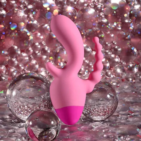 Selopa GAME ON USB Rechargeable Mini Triple Stimulator Pink Selopa