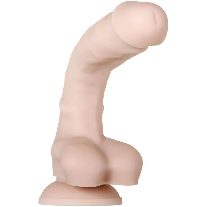 Evolved Real Supple Poseable Silicone Dong 8.25 Inch Flesh Evolved