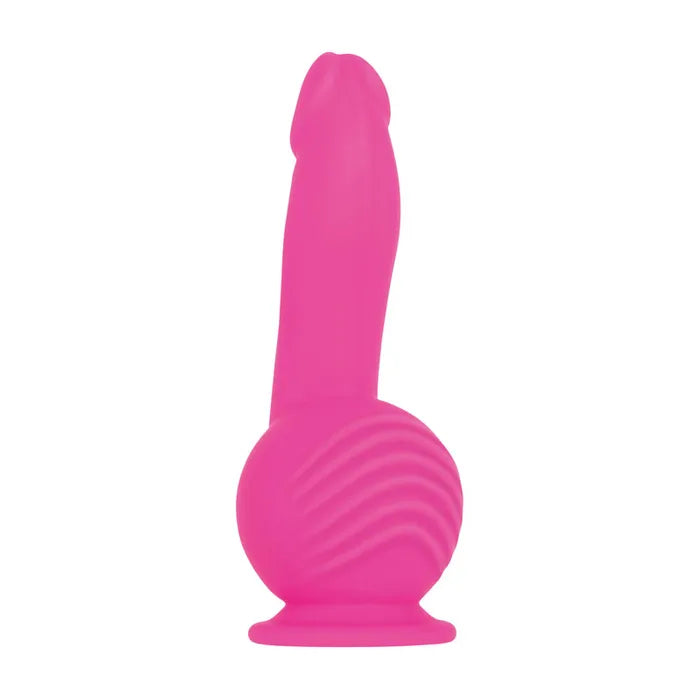 Evolved Ballistic USB Rechargeable Vibrating Dong With Balls Motor & Remote 19cm Pink Evolved