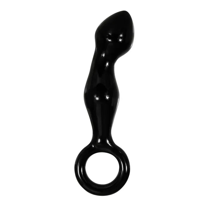 Adam & Eve ADAMS Glass Prostate Massager 16.6cm Black Adam & Eve