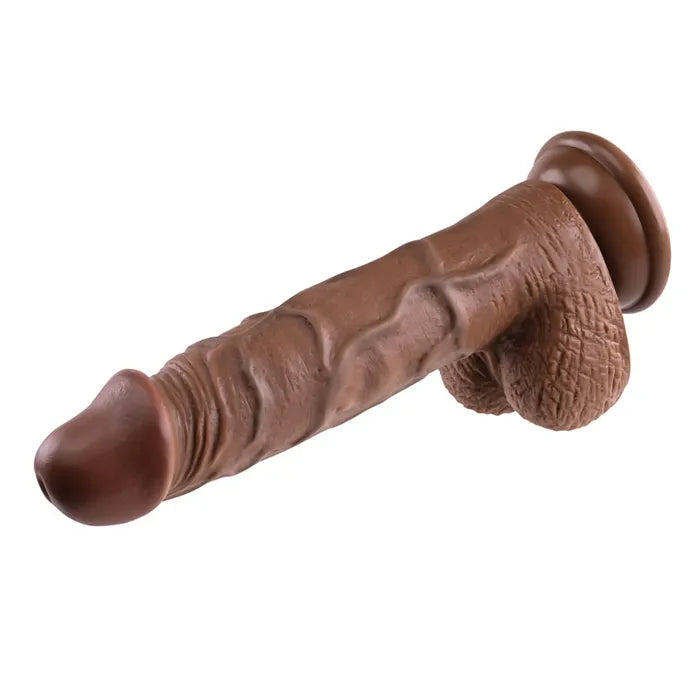 Evolved REALISTIC DARK Dong 8 Inch Brown Evolved