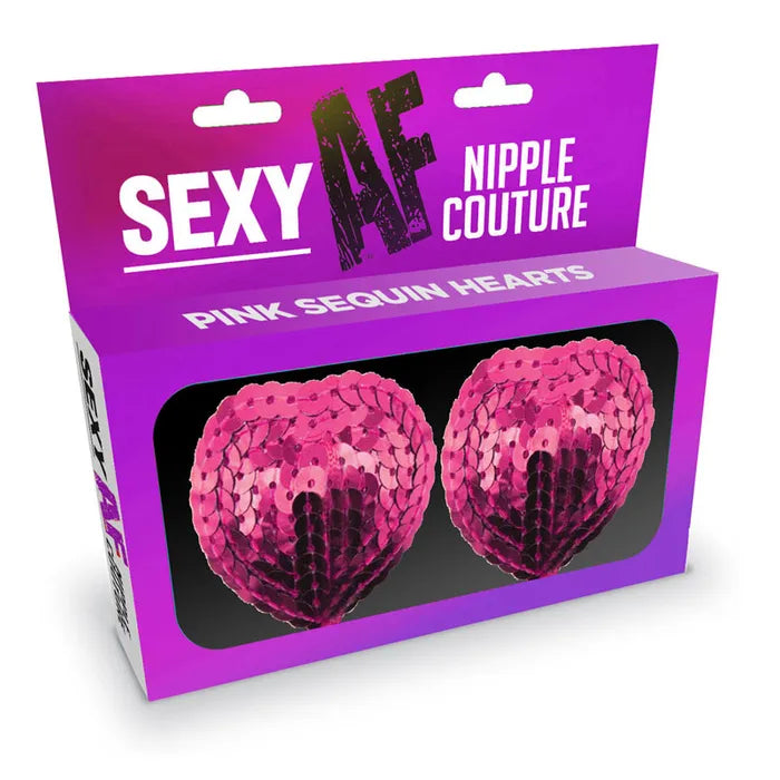 Little Genie Sexy AF Nipple Couture Sequin Reusable Nipple Pasties Little Genie