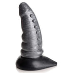 XR Brands Creature Cocks Beastly Tapered Bumpy Silicone Dildo 21cm Silver XR Brands