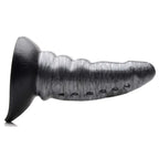 XR Brands Creature Cocks Beastly Tapered Bumpy Silicone Dildo 21cm Silver XR Brands