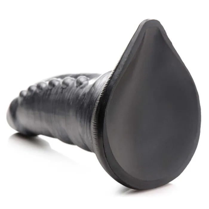 XR Brands Creature Cocks Beastly Tapered Bumpy Silicone Dildo 21cm Silver XR Brands