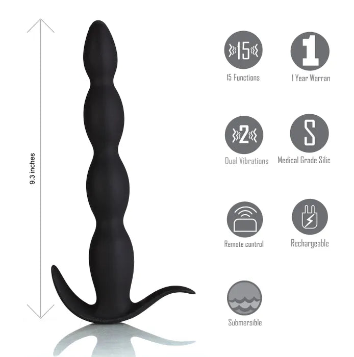 Maia Mason USB Rechargeable Anal Beads With Wireless Remote Secondary image
