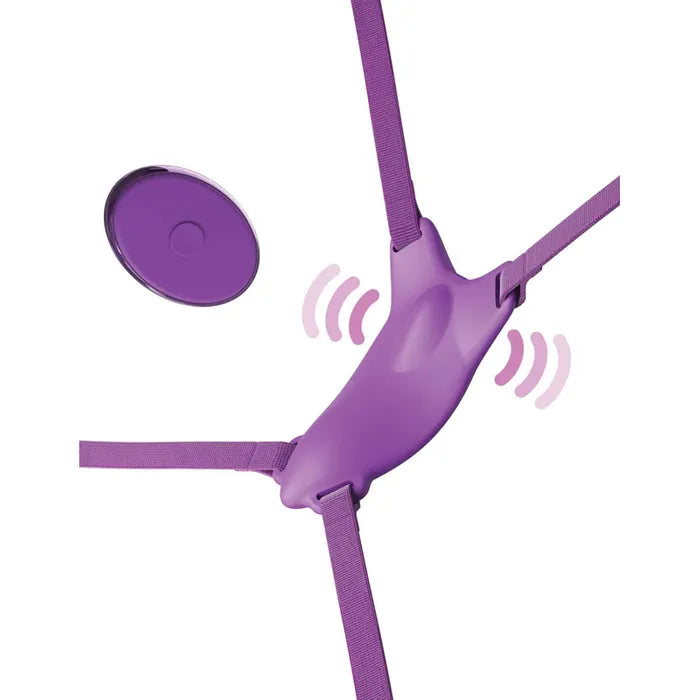 Pipedream Fantasy For Her Ultimate Butterfly USB Rechargeable Strap On Stimulator Pipedream