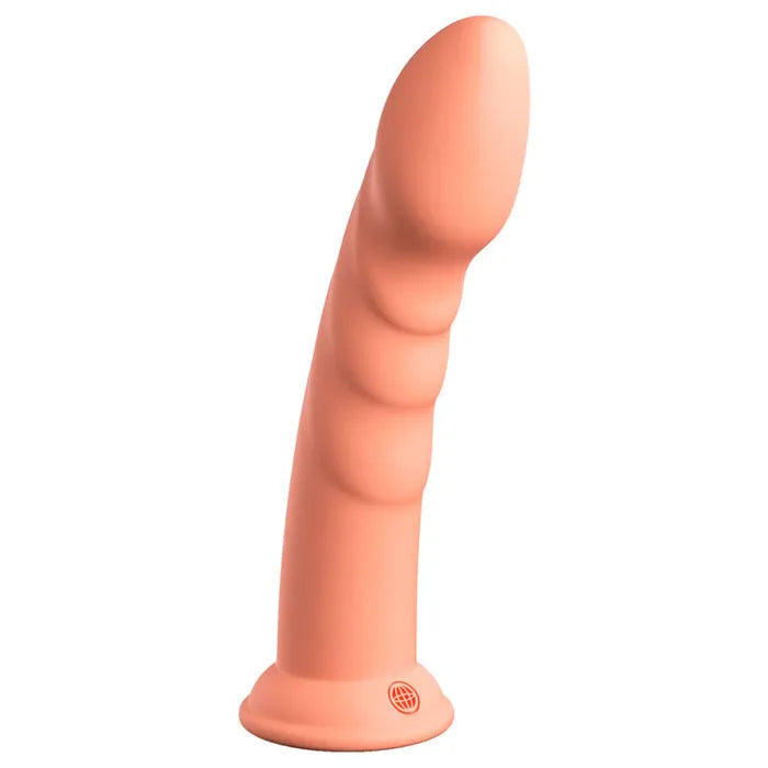 Pipedream Dillio Platinum Super Eight Dong 8 Inch Peach Pipedream