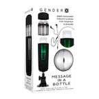 Gender X MESSAGE IN A BOTTLE USB Rechargeable Thrusting & Spinning Masturbator Gender X