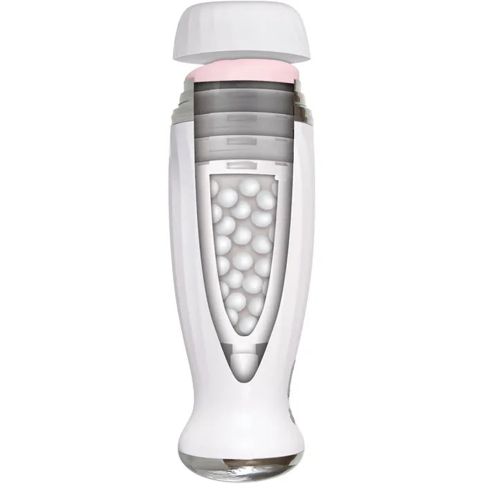 Zero Tolerance The Thrusting Stroker USB Rechargeable Thrusting Masturbator White Zero Tolerance
