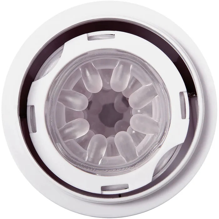 Zero Tolerance The Thrusting Stroker USB Rechargeable Thrusting Masturbator White Zero Tolerance