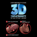 Pipedream King Cock Plus Triple Density Cock Dong 8 Inch Pipedream