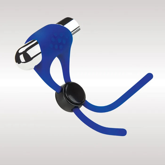 Zolo Rechargeable Cock Ring & Lasso USB Rechargeable Adjustable Cock Ring Blue Secondary image
