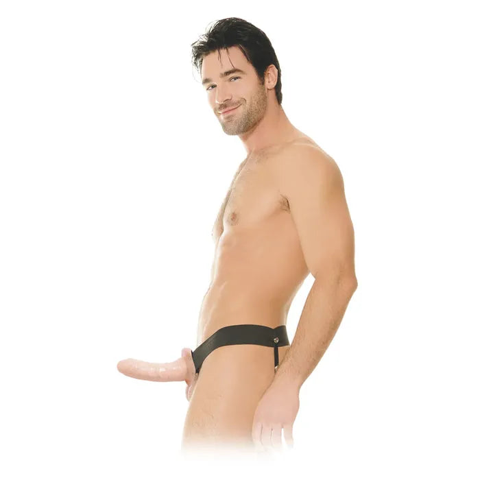 Fetish Fantasy Series For Him Or Her Hollow Strap-On - Flesh 15 cm (6'') Hollow Strap-On Pipedream