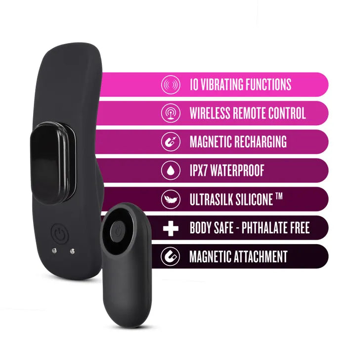 Blush Novelties Temptasia USB Rechargeable Remote Control Panty Vibe Secondary image