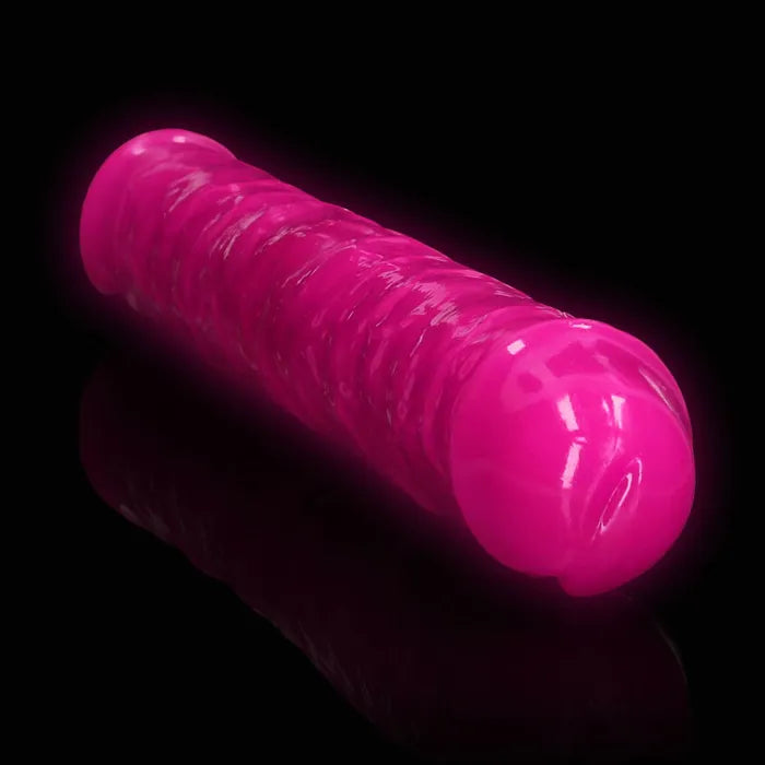 Shots Toys REALROCK Glow Double Dong 15 Inch Shots Toys