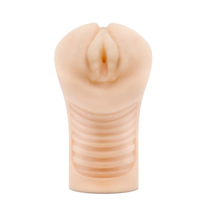 Blush Novelties M Elite Soft & Wet Annabella Vibrating Vagina Stroker Flesh Blush Novelties