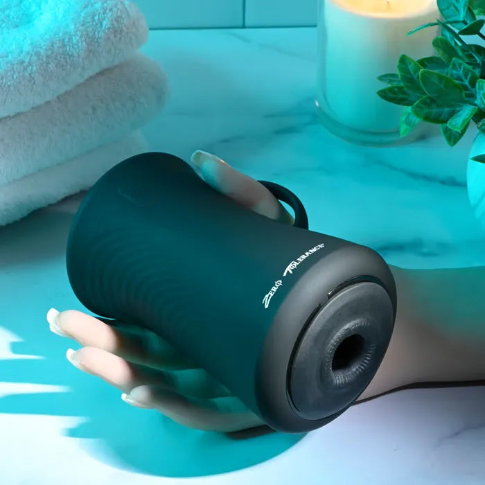 Zero Tolerance GYRO STROKE USB Rechargeable Powered Masturbator Black Zero Tolerance
