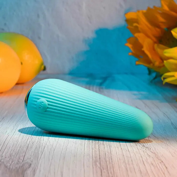 Gender X O CONE USB Rechargeable Bullet Vibrator Blue Gender X