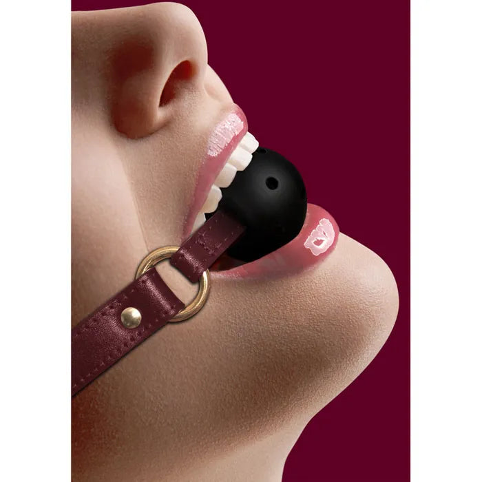Shots Toys OUCH! Halo Breathable Ball Gag Mouth Restraint