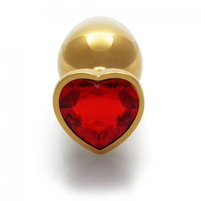 Shots Toys OUCH! Heart Gem Butt Plug With Heart Gem Base Large 9.3cm Secondary image