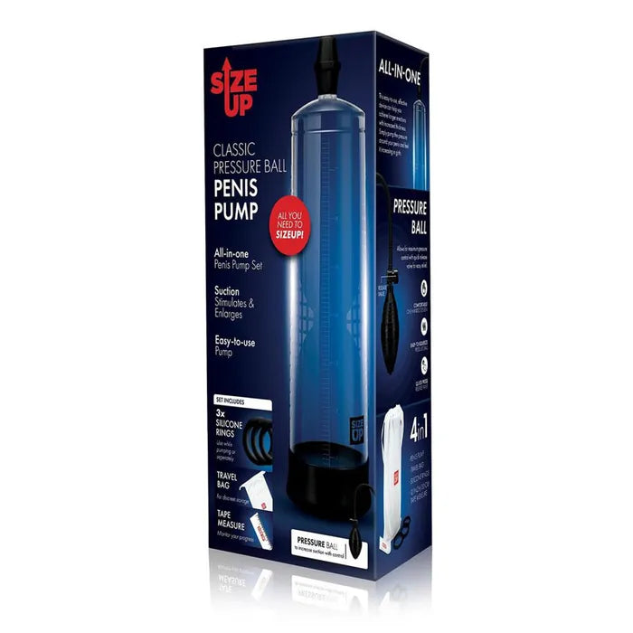 Xgen Products Size Up Classic Ball Penis Pump Clear Xgen Products