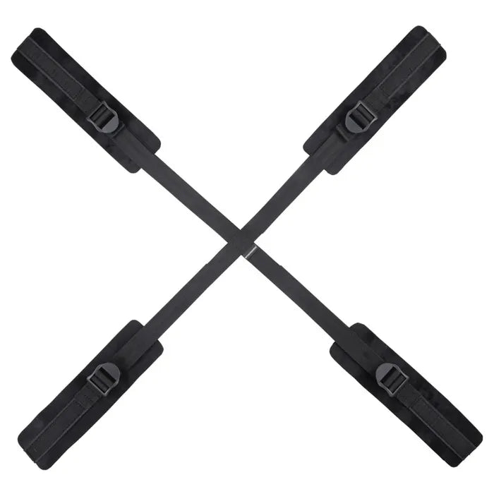 Sex & Mischief Hog Tie Restraint Black Sportsheets