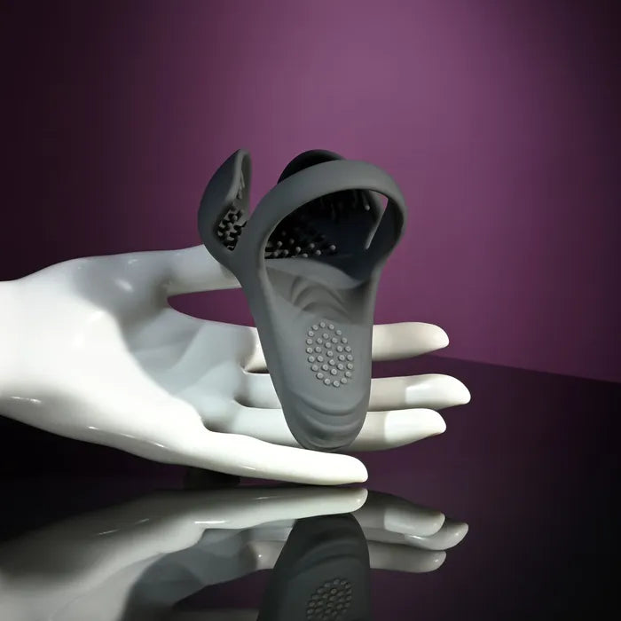 Gender X UNDERCARRIAGE USB Rechargeable Vibrating Ring Grey Gender X