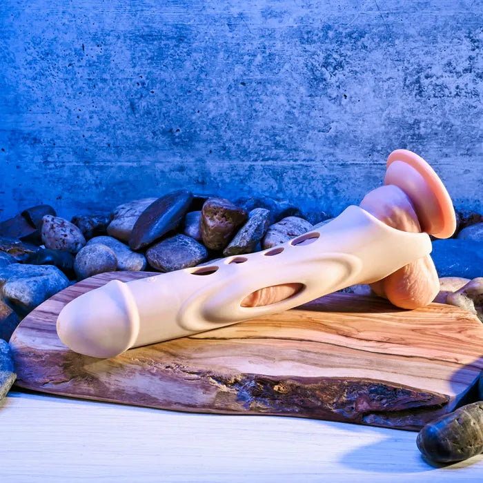 Zero Tolerance BIG BOY EXTENDER Light USB Rechargeable Vibrating Penis Extension Sleeve Zero Tolerance