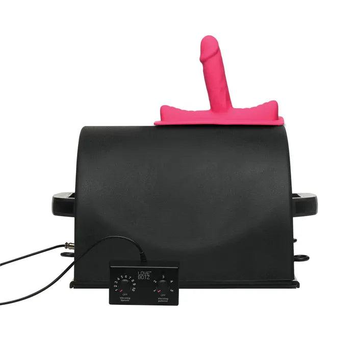 XR Brands LoveBotz 50X Saddle Pro Mains Powered Sex Machine With 4 Attachments XR Brands