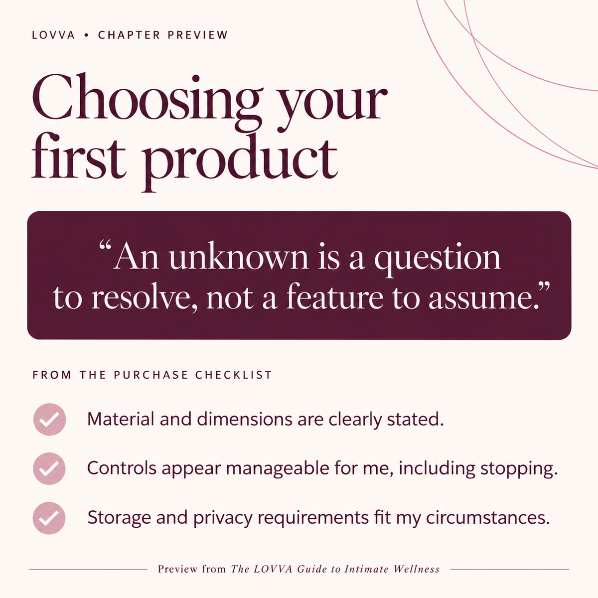 The LOVVA Guide to Intimate Wellness LOVVA