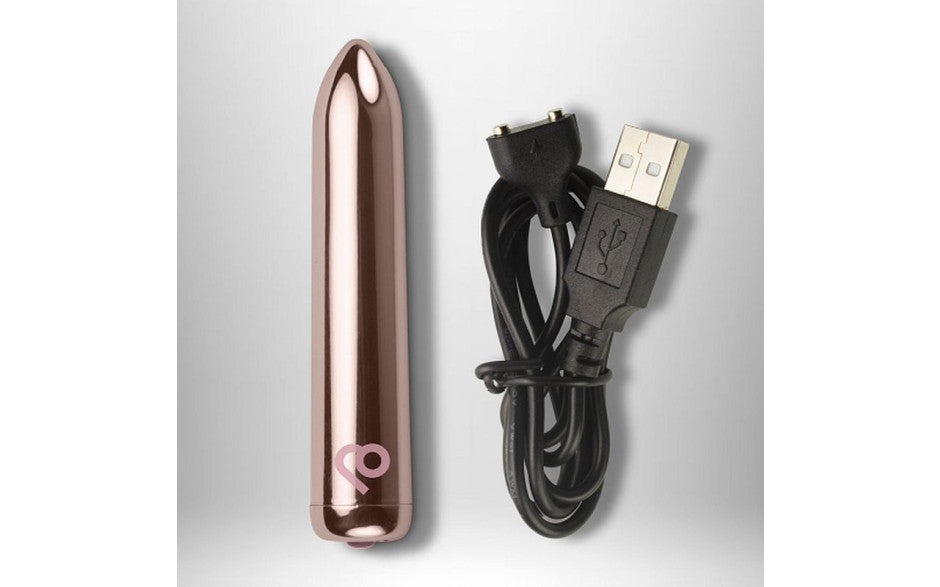 Rocks Off Golden Rose Rechargeable Bullet Vibrator