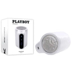 Playboy Pleasure SPIN DOCTOR USB Rechargeable Vibrating & Spinning Stroker White Playboy Pleasure